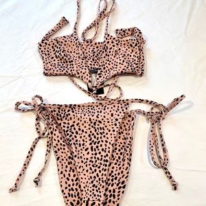 Nasty Gal Printed Bikini